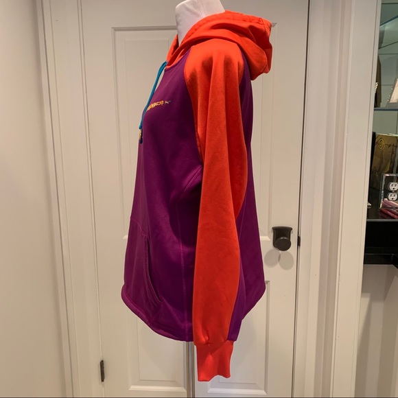 Nike Therma Fit Swoosh Hoodie M Logo Colorblock - Picture 3 of 8